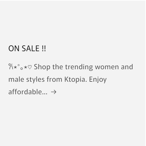 ON SALE !!