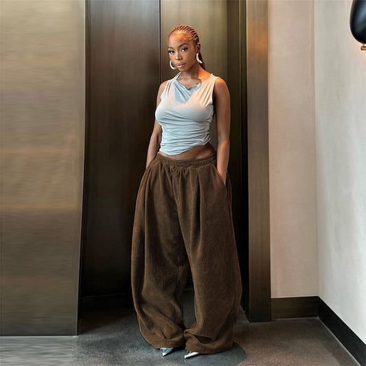 Oversized low Waist Loose Straight Casual sweatpants