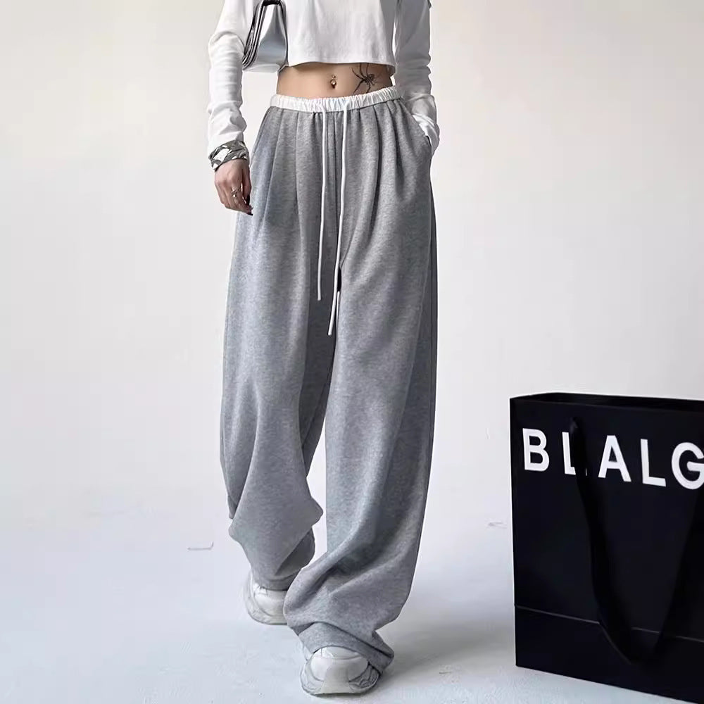 Black straight Sweatpants Women's