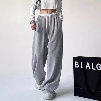 Black straight Sweatpants Women's