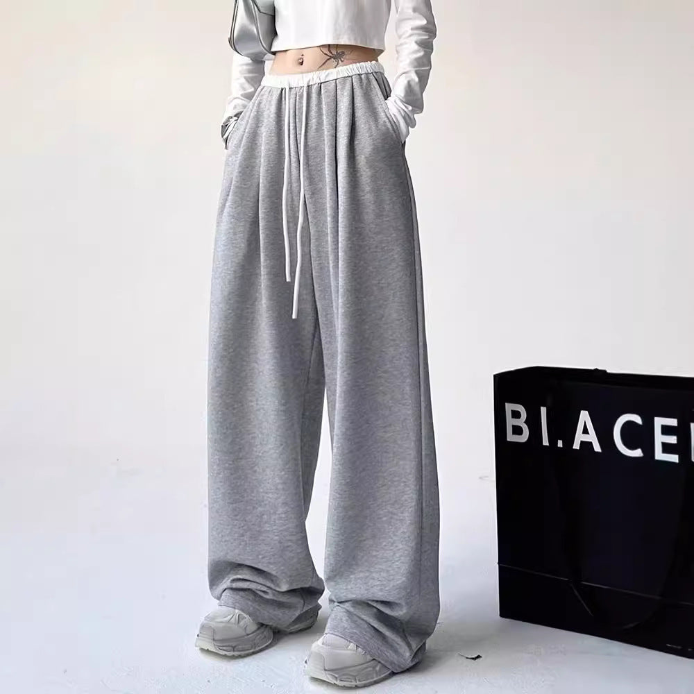 Black straight Sweatpants Women's