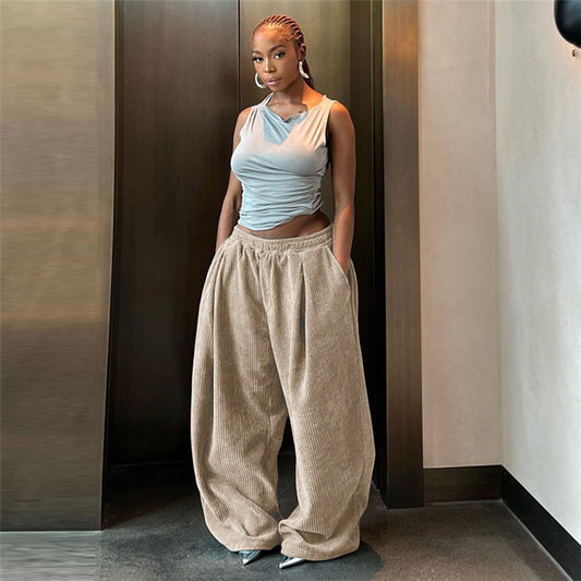 Oversized low Waist Loose Straight Casual sweatpants