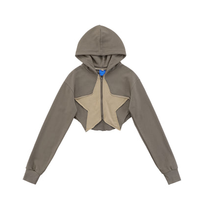 Star Knitted hoodie