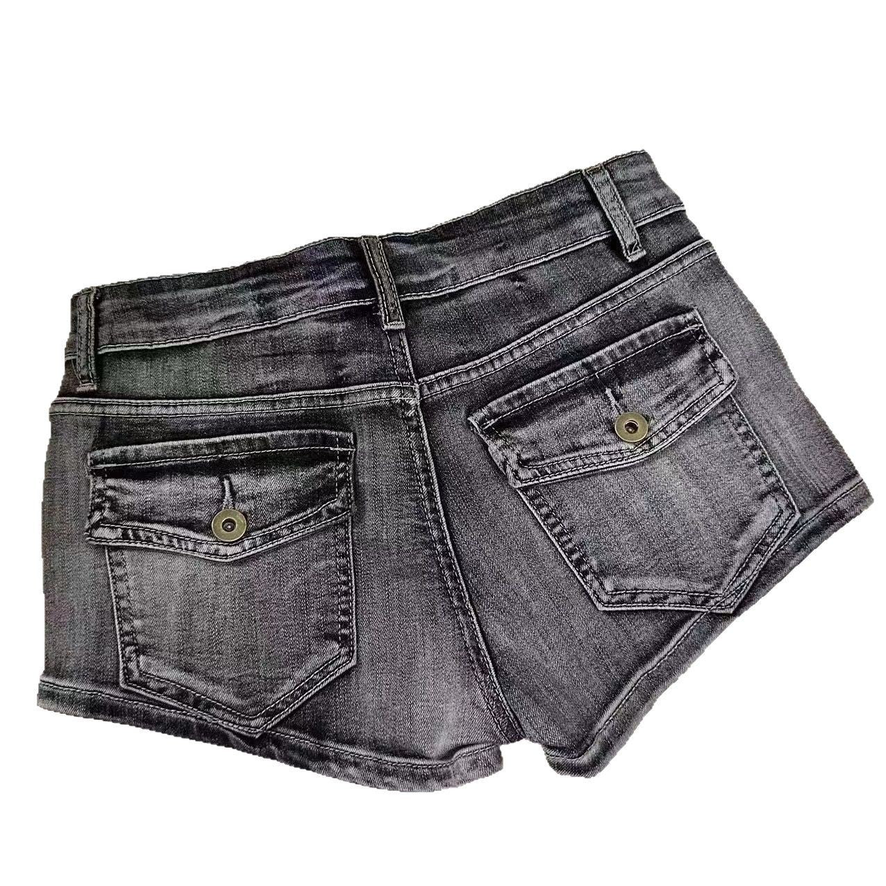 Low Waist Denim Shorts